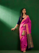 Womens Fashion Ethnic Pink Color Sarees-MLSHWSA1262PNK0ONE